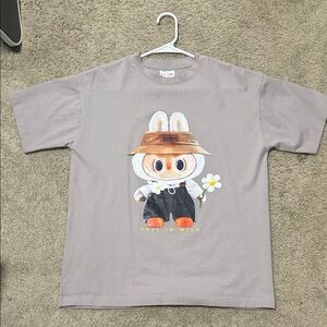 Kids Gray Graphic T-Shirt